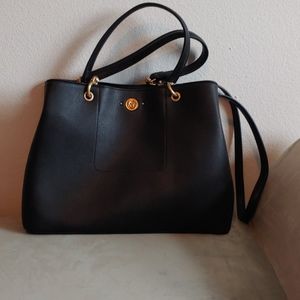 Anne Klein Black Twila Satchel